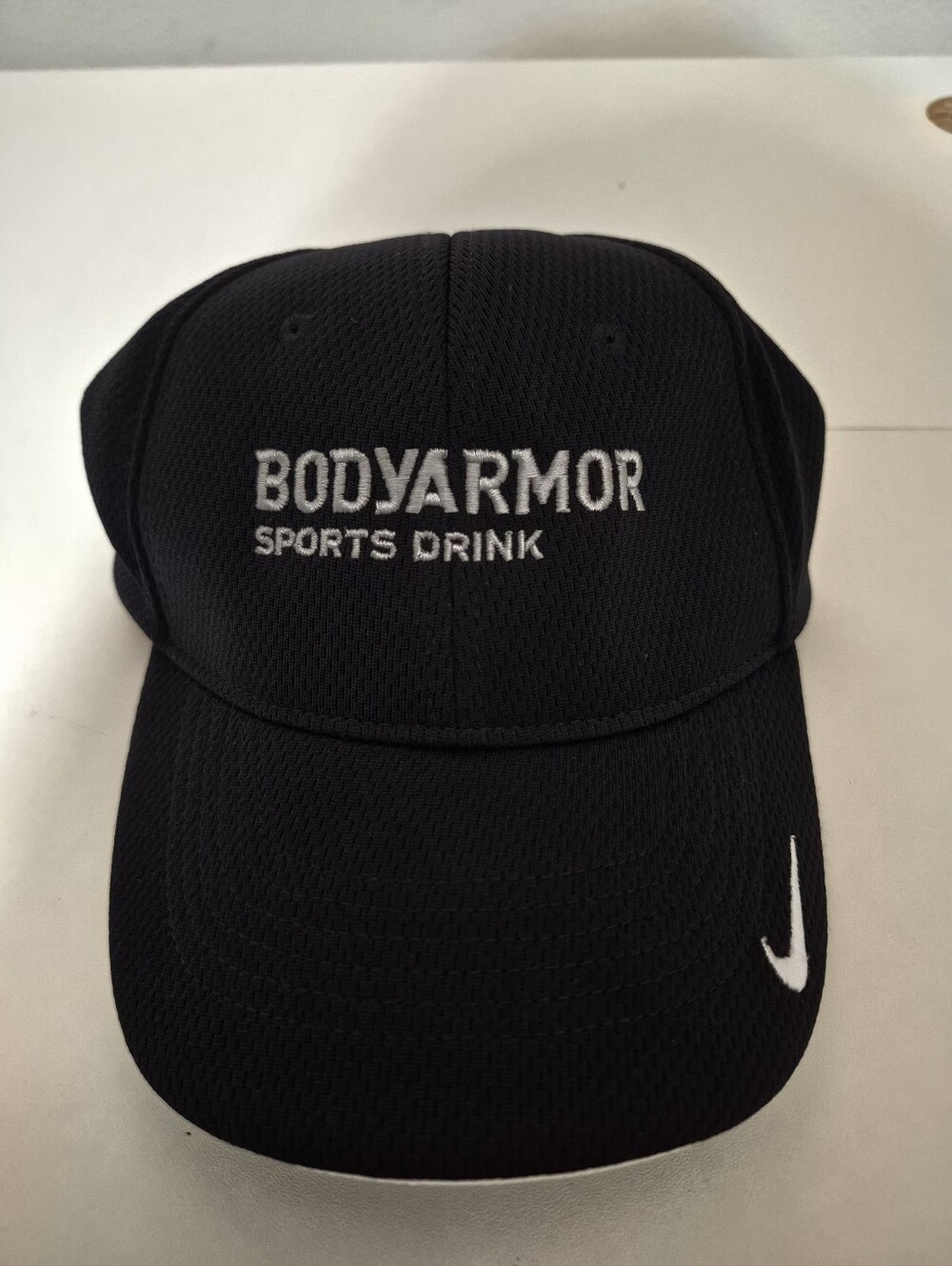Nike BODYARMOR Sports Drink Dri Fit Swoosh Flex Black Cap Hat